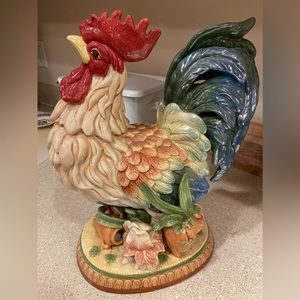 Fitz and Floyd Mediterraneo Rooster Figurine